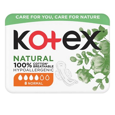 Kotex Natural Single Normal 8 Pads