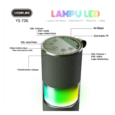 Yesplus Speaker Black