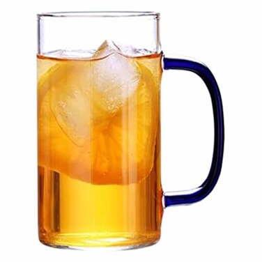 1 Piece Glass Cup With Handle 300ML