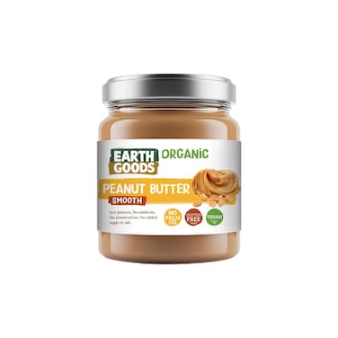 Earth Good Organic Gluten Free Peanut Butter Smooth220GR