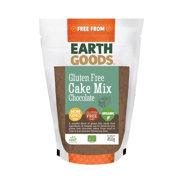 Earth Good Organic Gluten Free Chocolate Cake Mix 450GR
