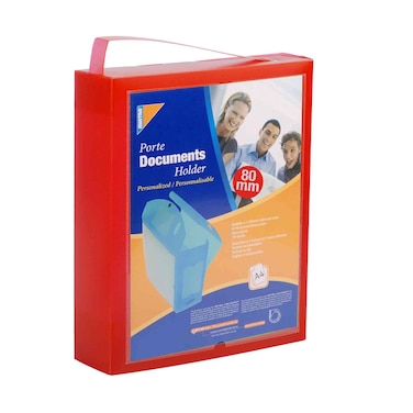 Mintra Document Holder 80MM Red