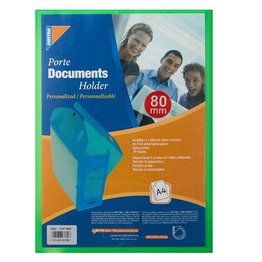 Mintra Document Holder 80MM Green