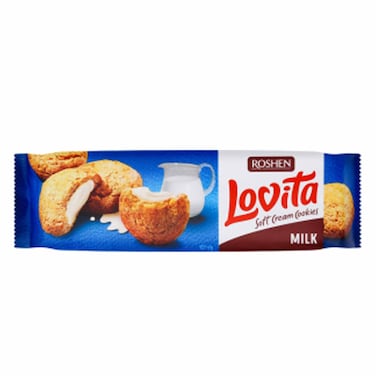 Roshen Lovita Cookies Soft Milk 127GR