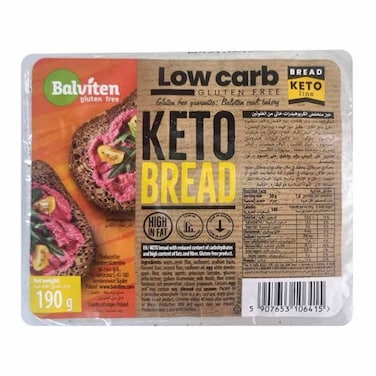 Balviten Gluten Free Keto Bread 190GR