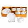 Mbm Coffee Cup Set 6 Pieces White Plain