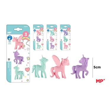 Eraser 3Pieces Blister Mp
