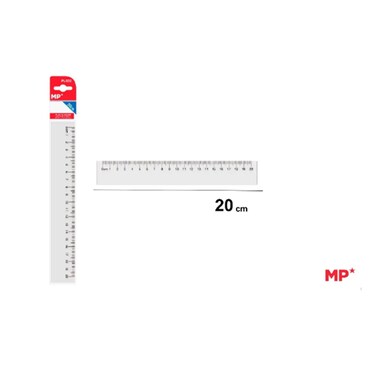 Plastic Ruler 20CM Blister Mp