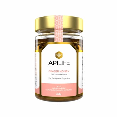 Apilife Black Seed Honey With Ginger 450GR