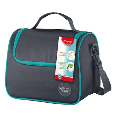 Lunch Bag Grey With Shoulder