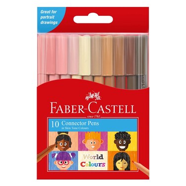 Faber Castle Pen World Skin Tons Color Set Of 10
