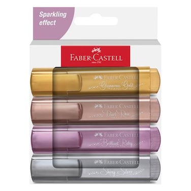 Faber Castle Highlighter Tl 46 Metallic Set Of 4