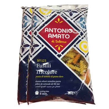 Antonio Amato Fusili Tricolore 123 2X500GR Special Price
