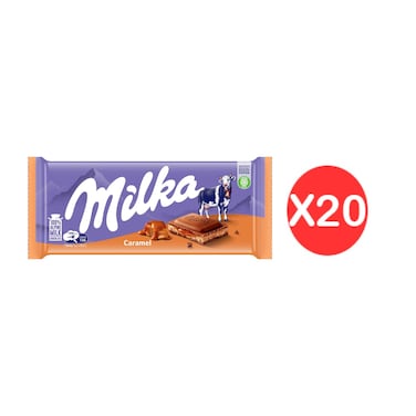 Milka Caramel Bar 95GRX20
