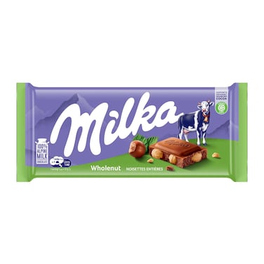 Milka Wholenut Bar 85GR