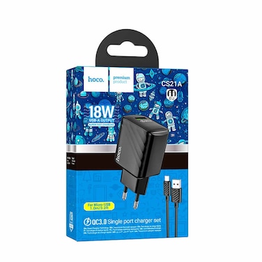 Hoco Cs21A 18W Wall Charger Usb-A