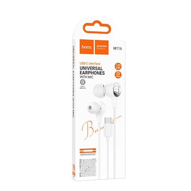 Hoco M116 Usb-C Earphones With Microphone