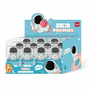 Deli Astronaut Pencil Sharpener X1