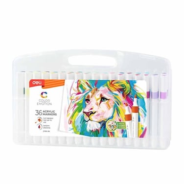 Deli Acrylic Marker 36 Colors