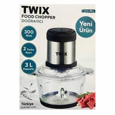 Kumtel Chopper Glass Jar 3L  300W