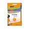 Bic Cristal Medium Pouch Of 10 Assorted