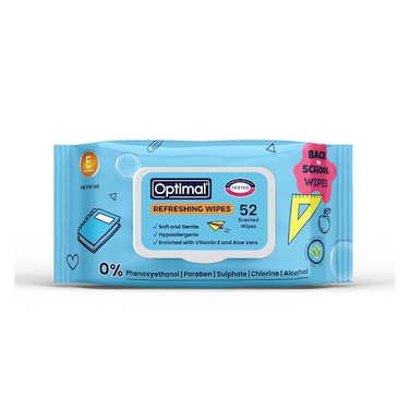 Optimal Back To School Wipes 58 Sheets