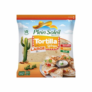 Plein Soleil Tortilla Large 650GR