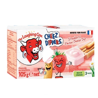 La Vache Quirit Dippers Strawberry 105GR