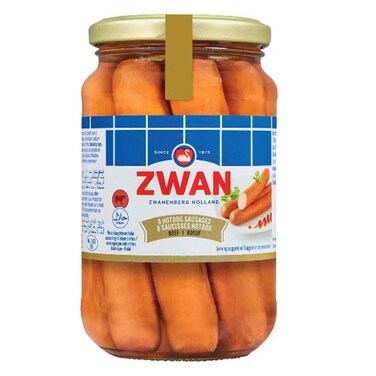 Zwan Beef Hotdog Jar 180GR Special Price