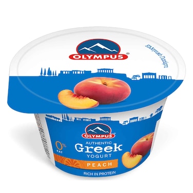 Olympus Greek Yogurt 0% Fat Peach 150GR