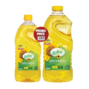 Bellvie Sunflower Oil 3L+1.7L