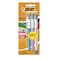 Bic 4 Colours Shine Assorted Blister 3