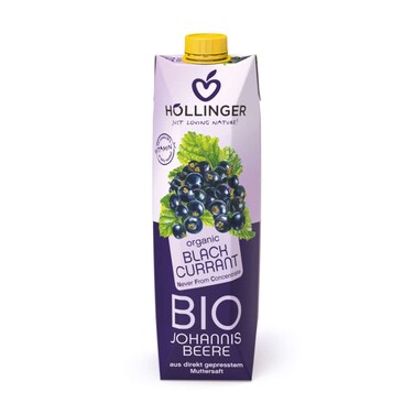 Hollinger Organic Black Currant Juice 1L