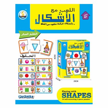 Arabic Puzzle Playing And Shape Age 4+