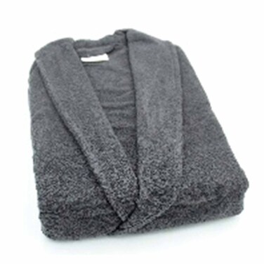 Home Bathrobe Unisex 1KG Grey Small