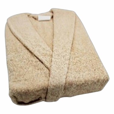 Home Bathrobe Unisex 1KG Beige Large