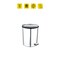 Color Plastic Pedal Dust Bin 6L