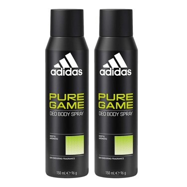 Adidas Pure Game For Men Deodorant 150MLX2 Special Price