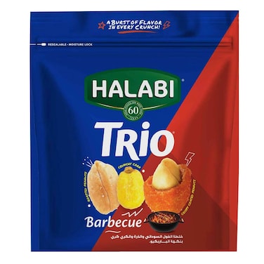 Halabi Nuts Trio Barbecue 150GR Special Price