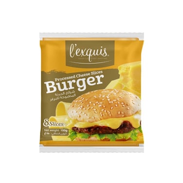 L&amp;#39;Exquis Burger Slice Cheese 150GR