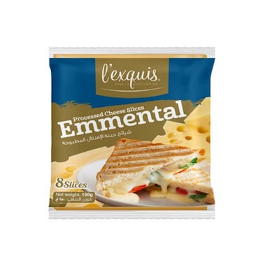 L&amp;#39;Exquis Emmental Slice Cheese 150GR