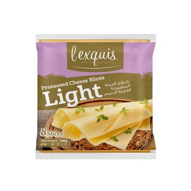 L&amp;#39;Exquis Light Slice Cheese 150GR
