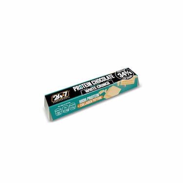 24.7 Protein Chocolate Bar White Crunch Sugar Free 50GR