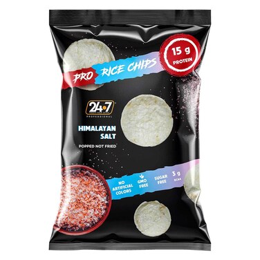 24.7 Protein Rice Chips Himalayan Salt 60GR