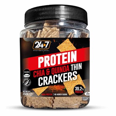 24.7 Protein Thin Cracker Chia And Quinoa 150GR
