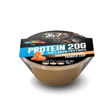 24.7 Protein Cup Salted Caramel Collagen 70GR