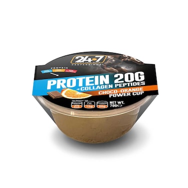 24.7 Protein Cup Chocolate Orange Collagen 70GR