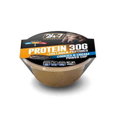 24.7 Protein Cup Cookies And Cream Collagen 100GR