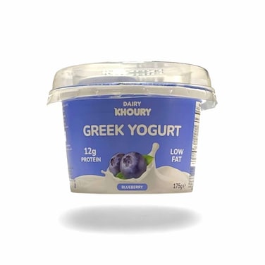 Dairy Khoury Blueberry Greek Yogurt Lactose Free 175GR