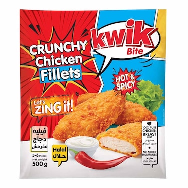 Kwik Crunch Chiken Fillet Hot 500GR